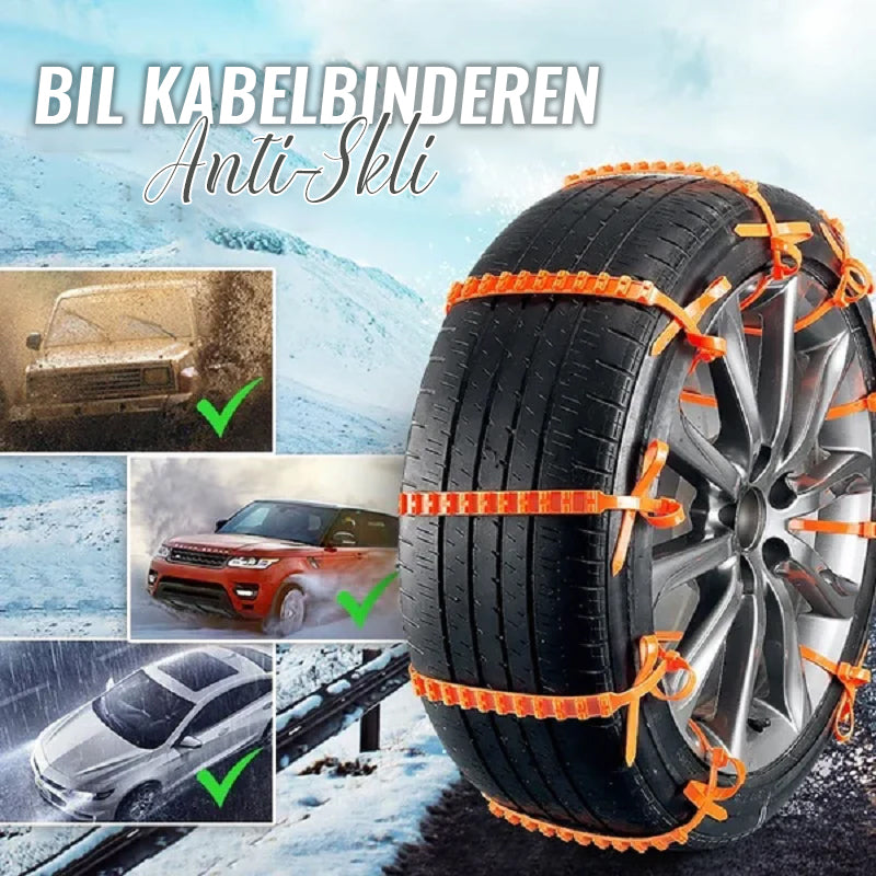 Anti-skli glidelås-kjede