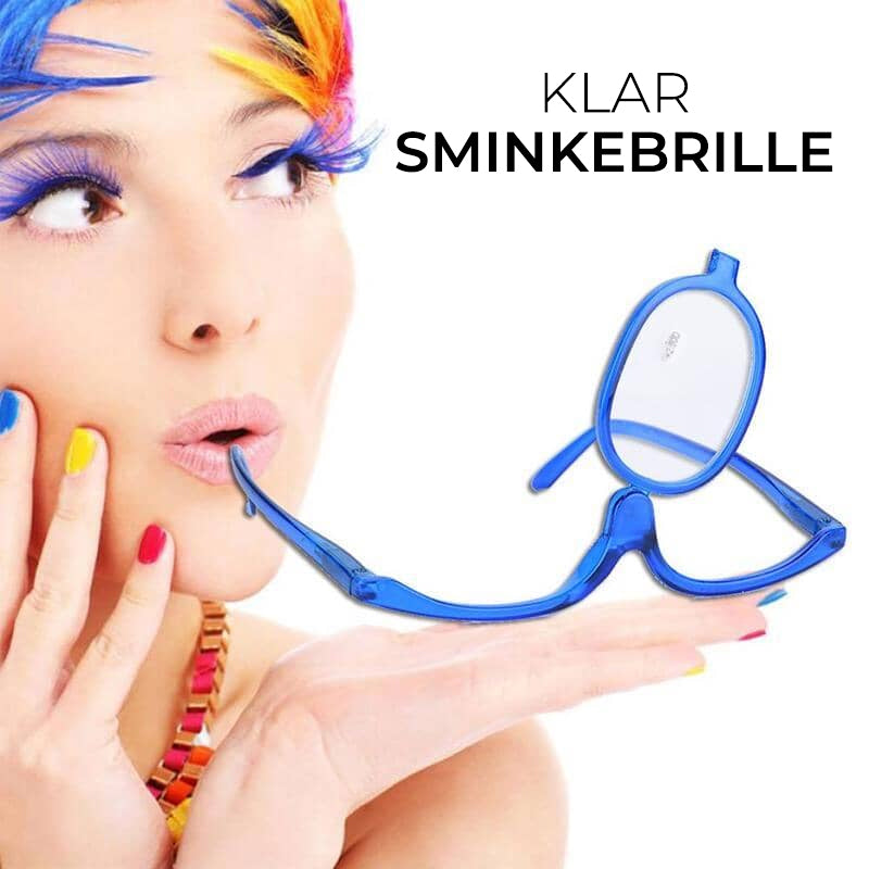 Klare sminkebriller