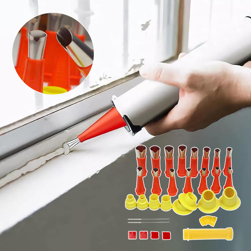 V-formet dysedesign Enkel fugemasse etterbehandlersett