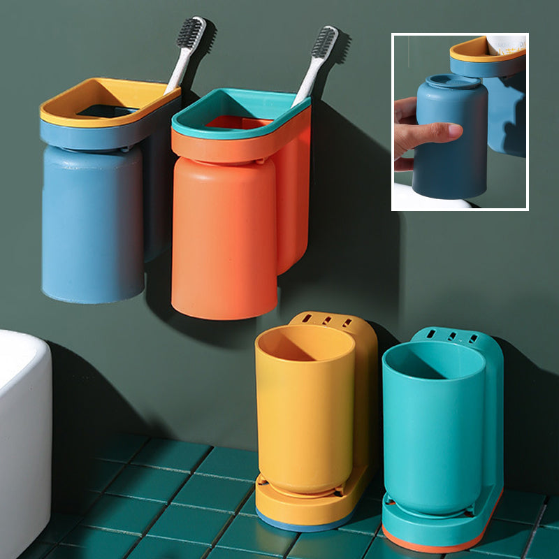 Stick-on tannbørsteholder