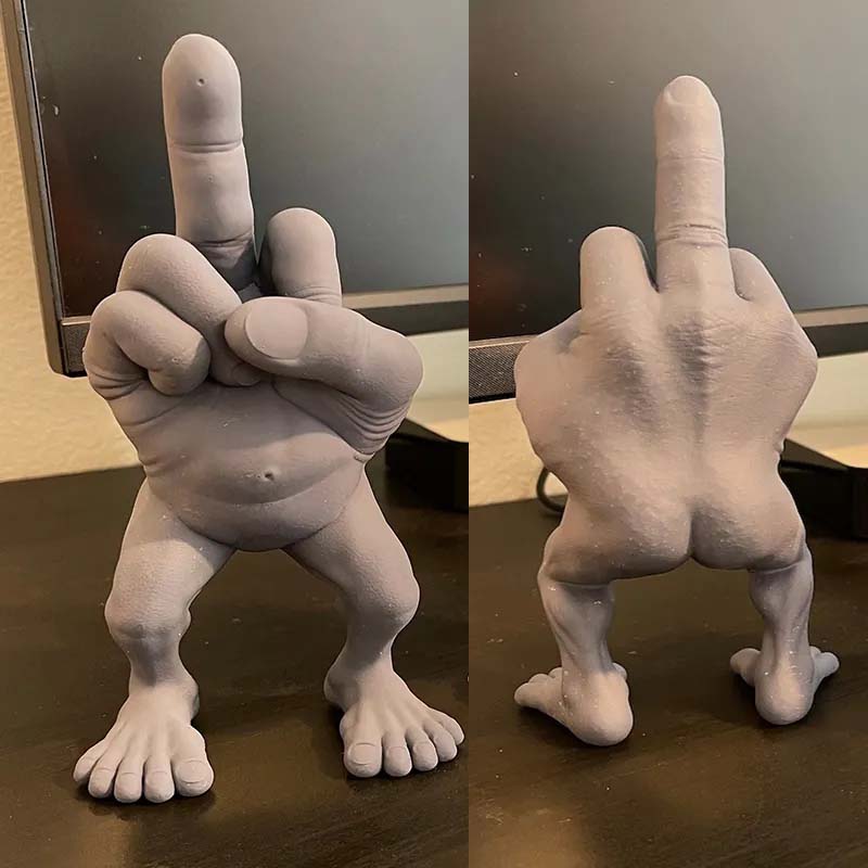 Langfingerfigur med ben