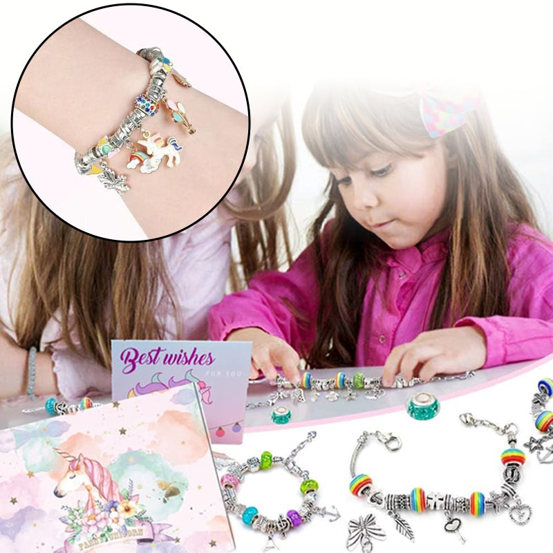 Sett til å lage armbånd for sjarm for jenter