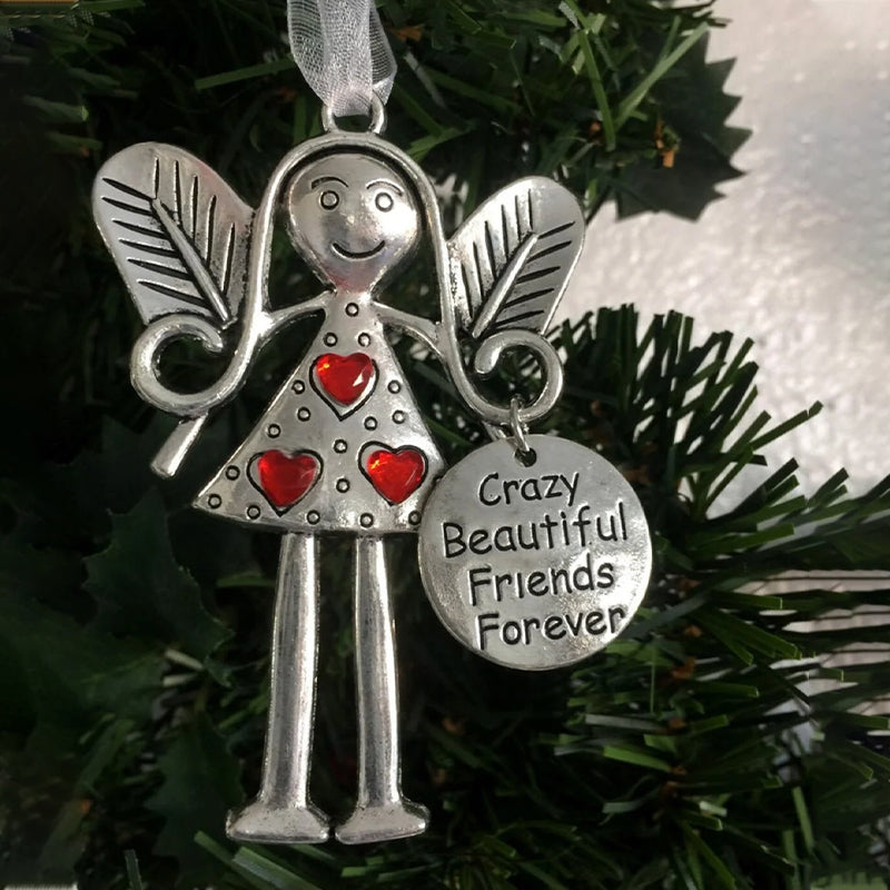 Vakre venner for alltid - Angel Ornament Julegave